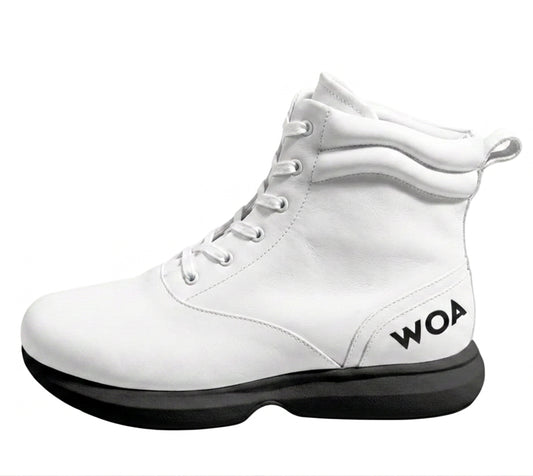 White and Black WOA Boot